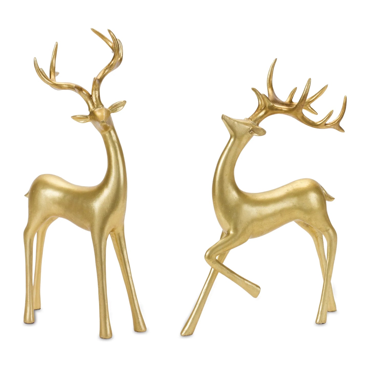 Gold Minimalist Deer Statue