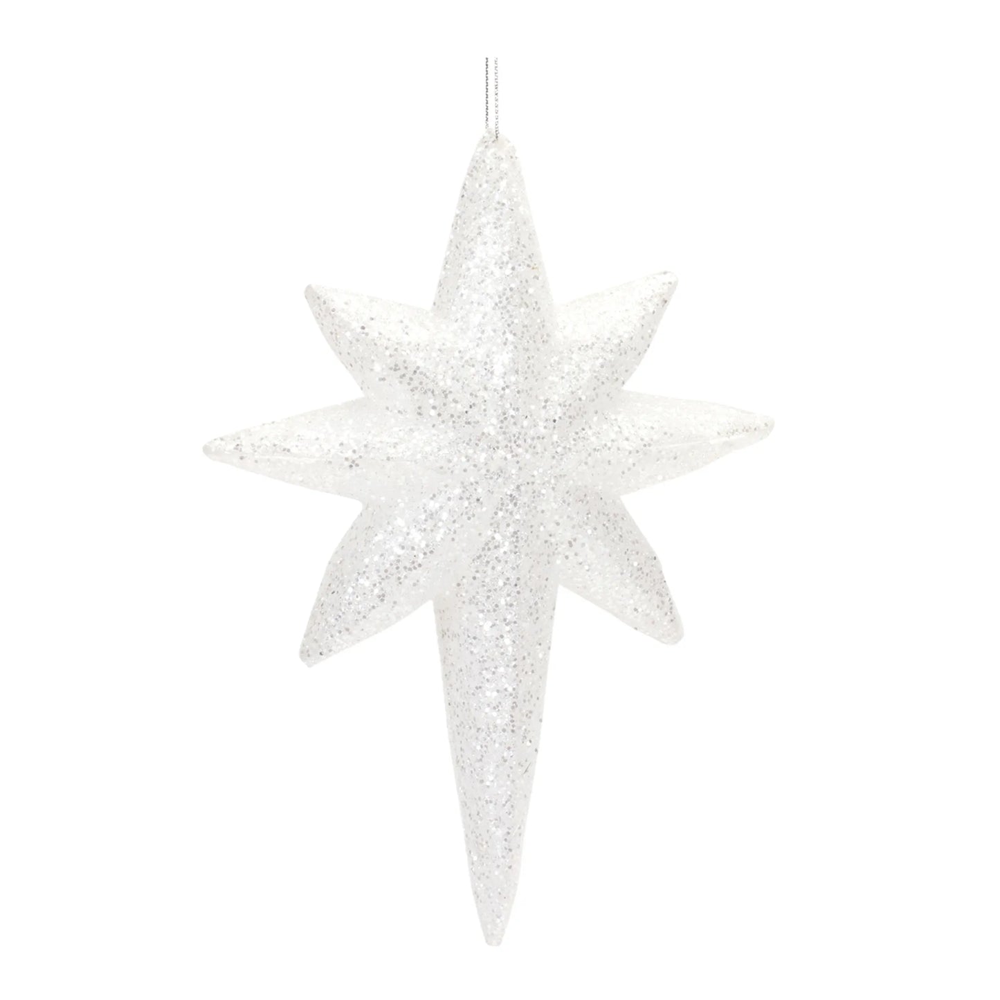 Clear Acrylic Star Drop Ornament