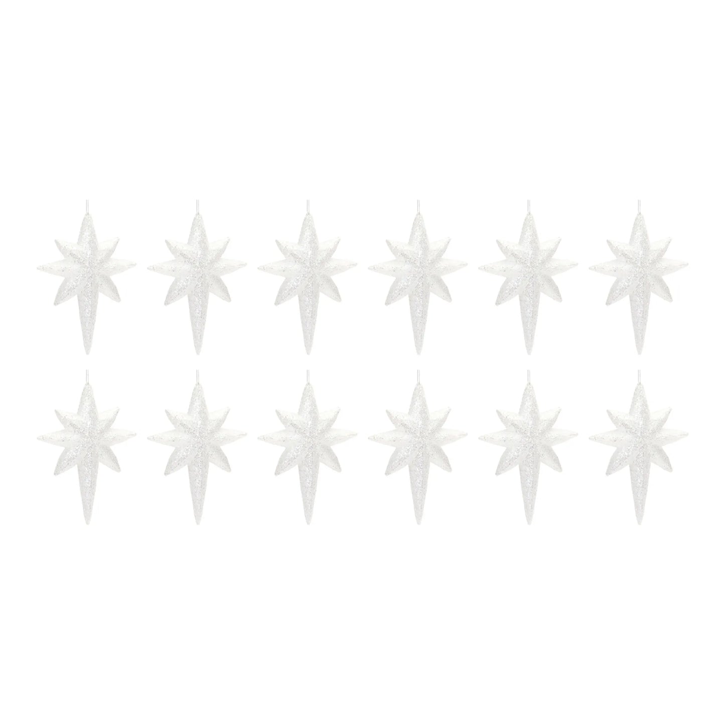 Clear Acrylic Star Drop Ornament