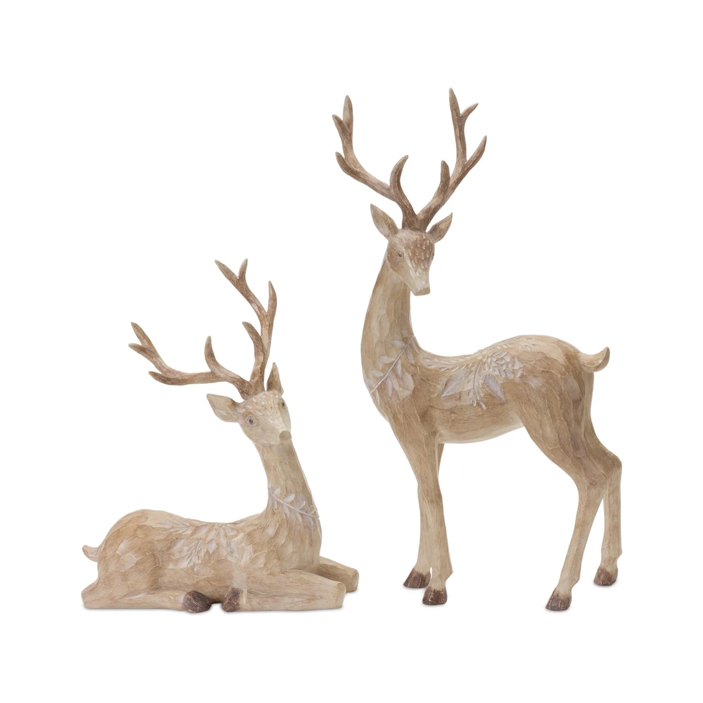 Carved Deer Figurine