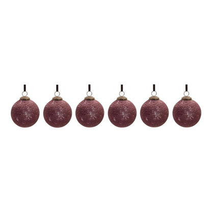Distressed Glass Ball Ornament