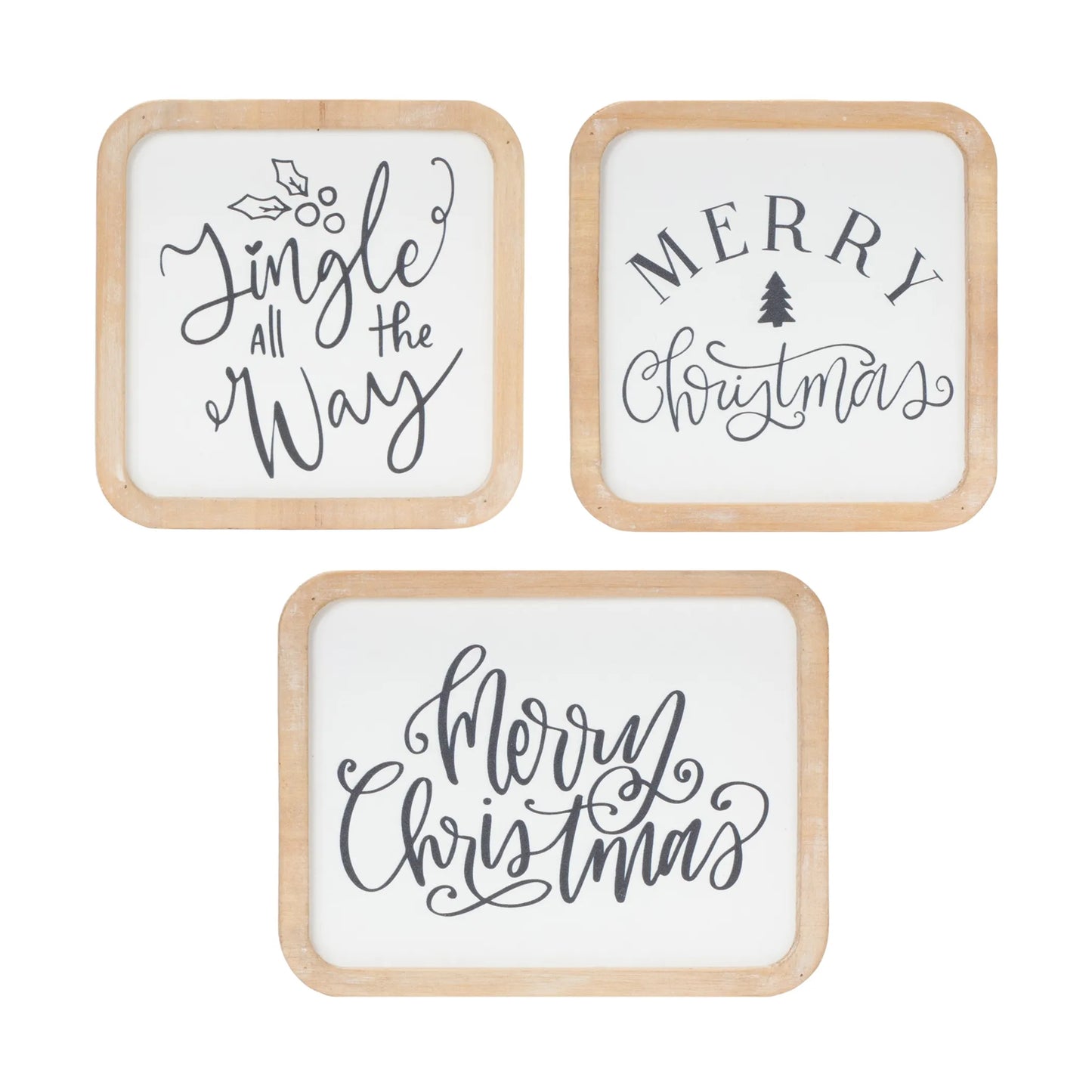 Holiday Sentiment Plaque