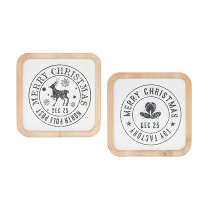 Holiday Mail Stamp Plaque