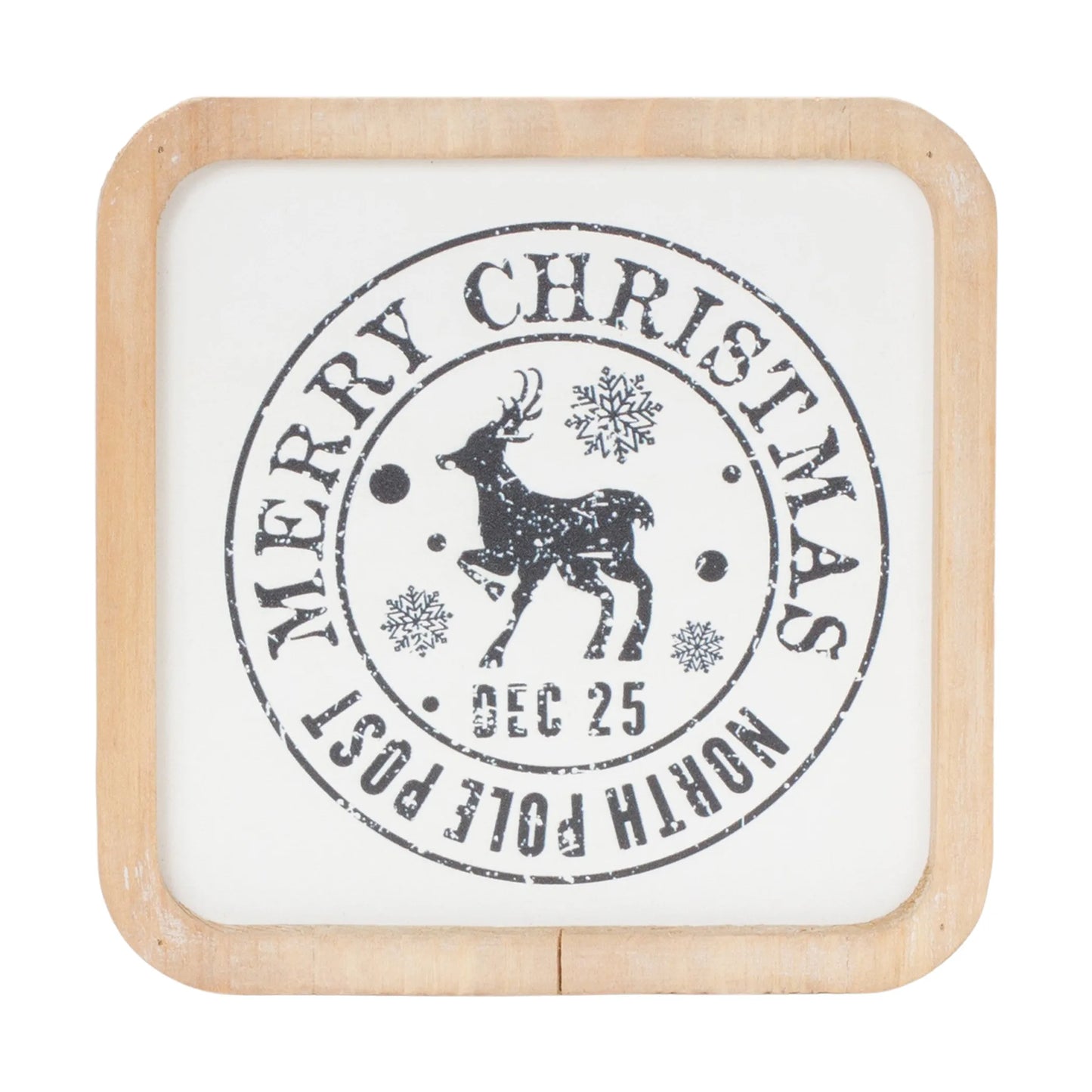 Holiday Mail Stamp Plaque