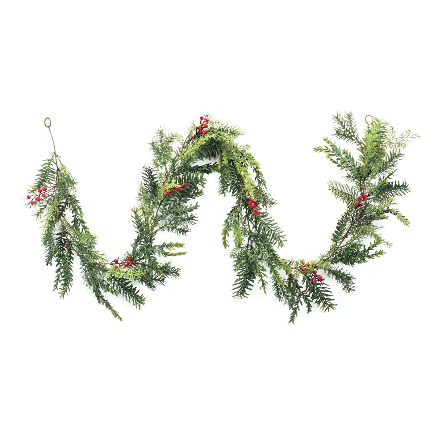 Mixed Pine Berry Garland