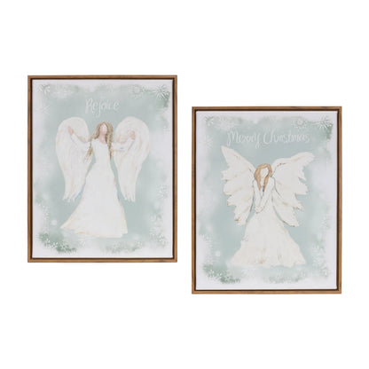 Winter Angel Canvas Wall Art