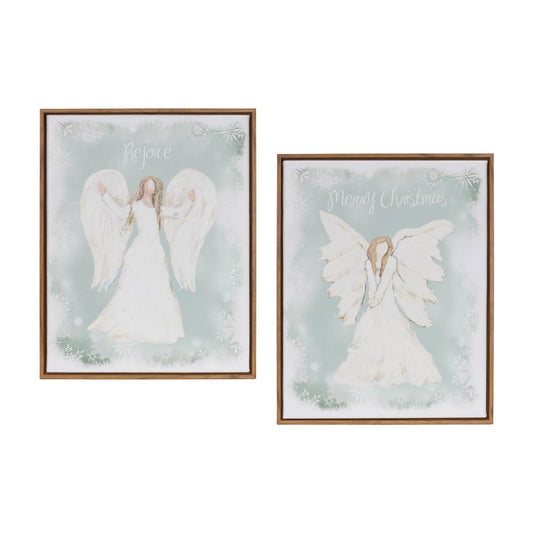 Winter Angel Canvas Wall Art