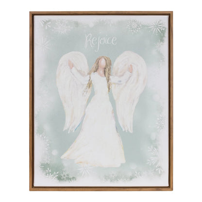 Winter Angel Canvas Wall Art