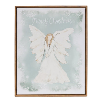 Winter Angel Canvas Wall Art