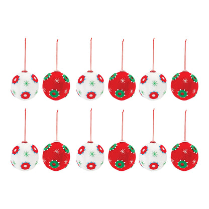 Whimsical Fabric Ball Ornament