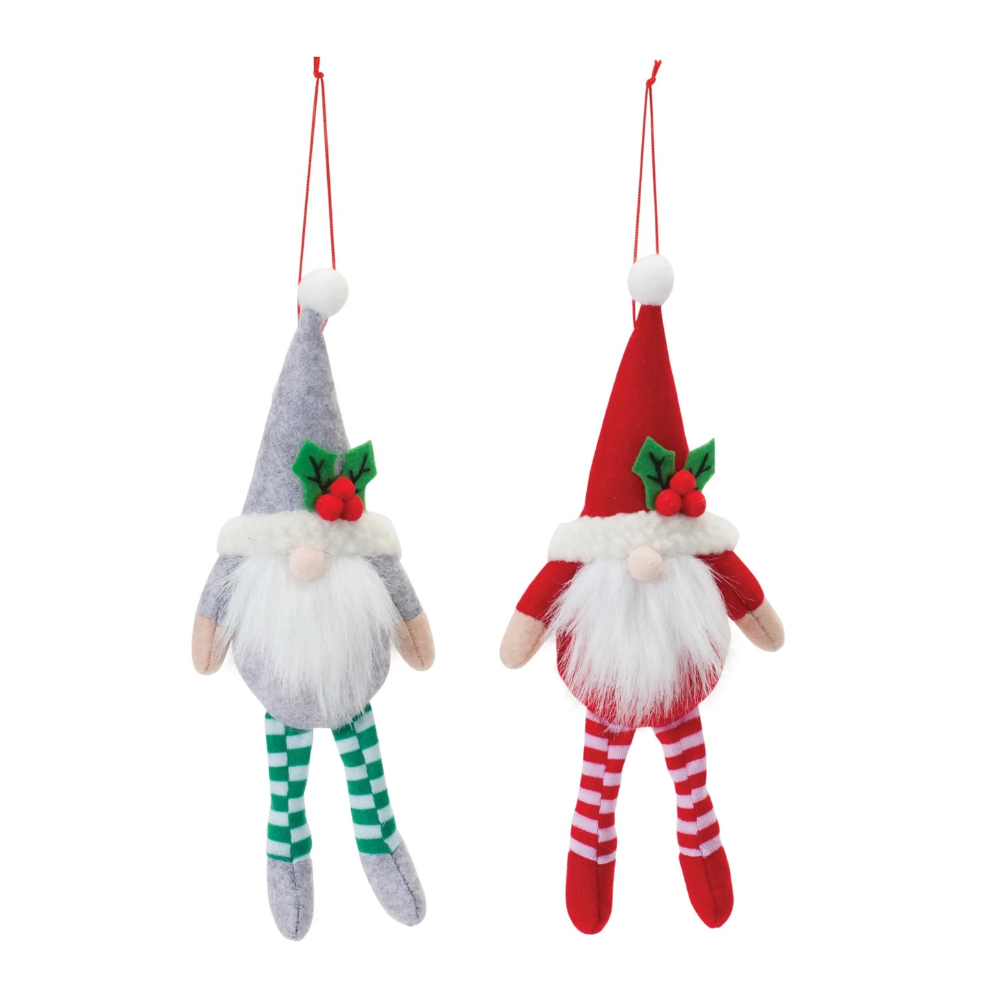 Plush Gnome Ornament