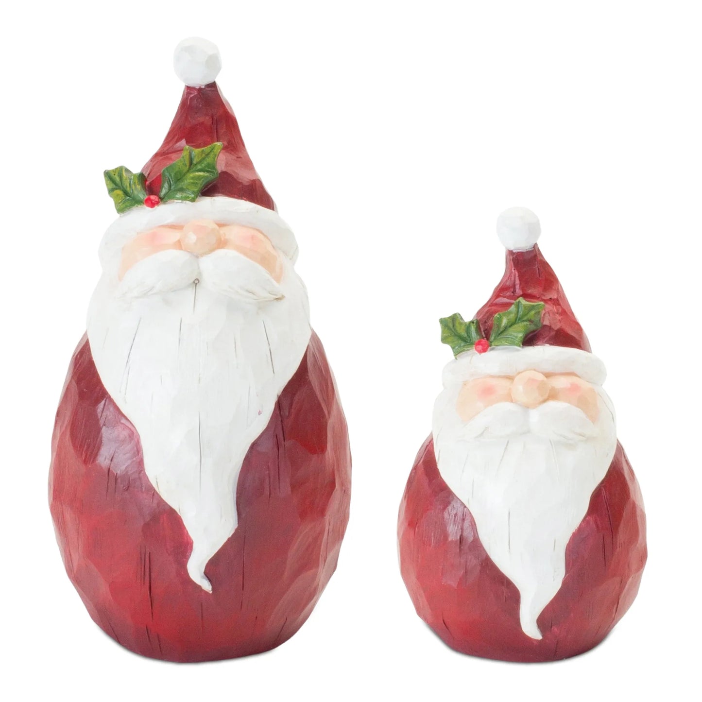 Round Santa Figurine