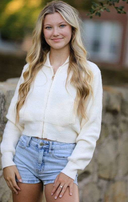 Zipper sweater