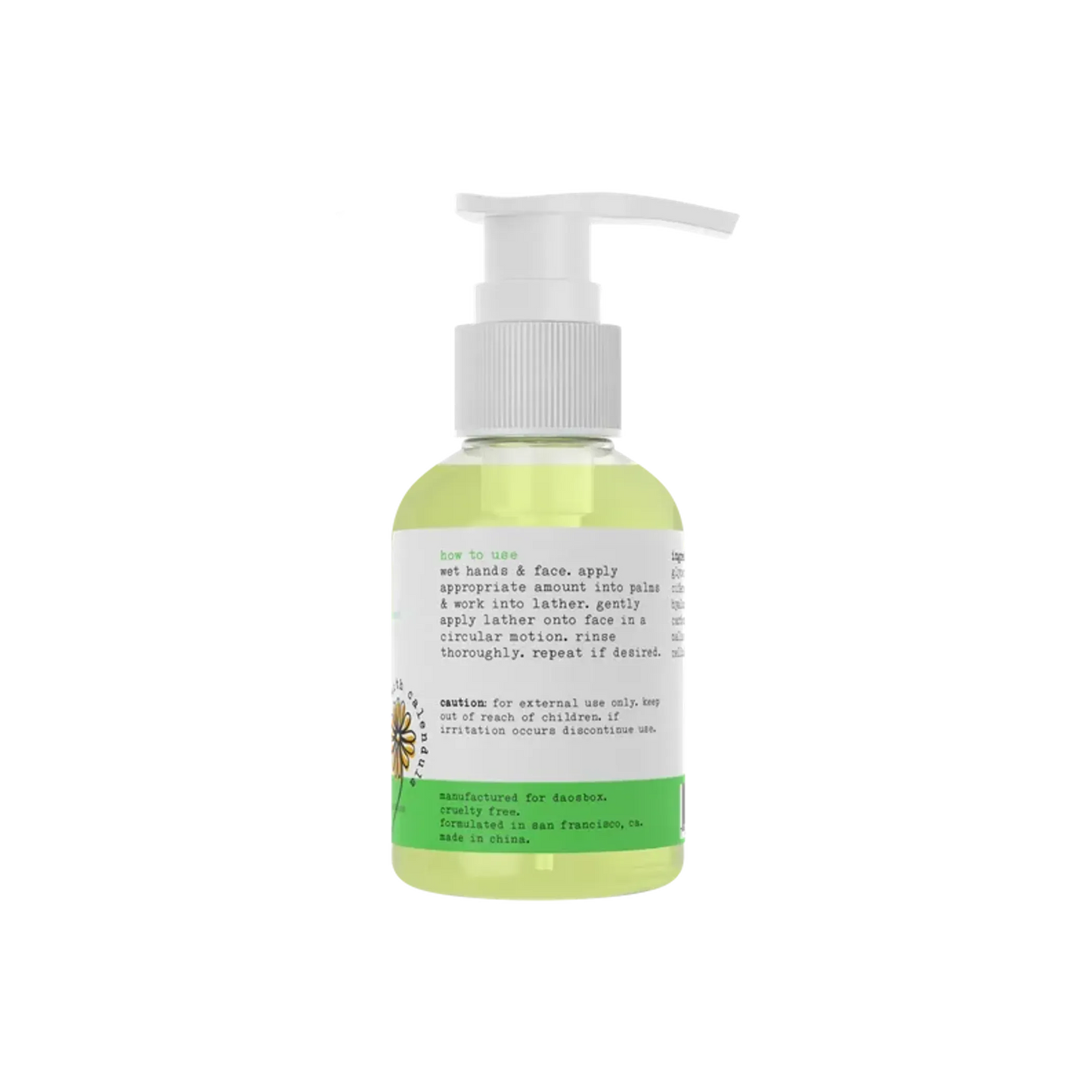 Calendula Face Cleanser with Hyaluronic Acid