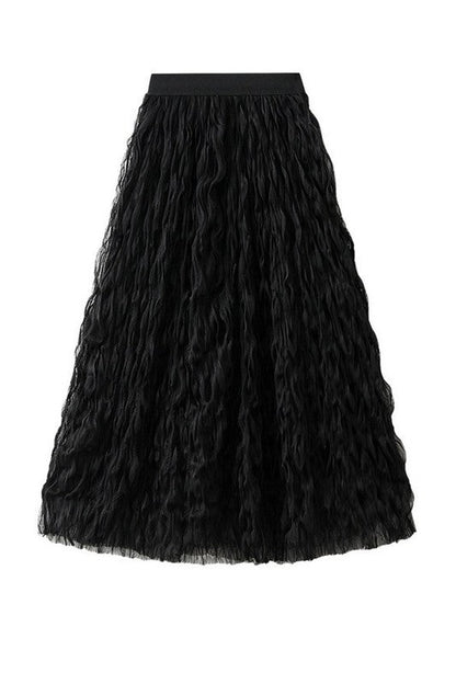 Midi Mesh Skirt