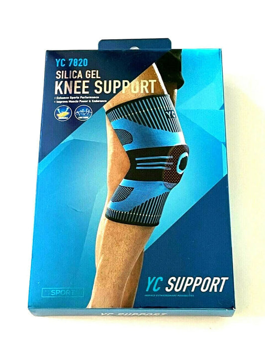 Silica Gel Knee Brace Support Arthritis Pain Relief Running