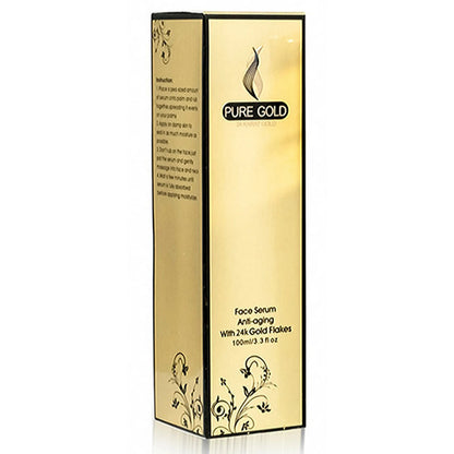 Anti-Aging Face Serum w/Gold Flakes