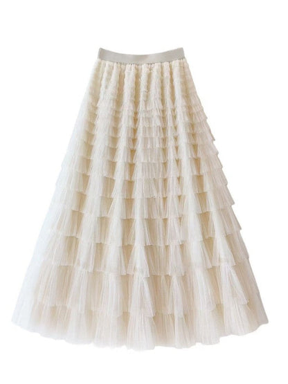 Ruffled Maxi Skirt