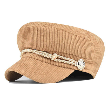 Corduroy Newsboy Cap