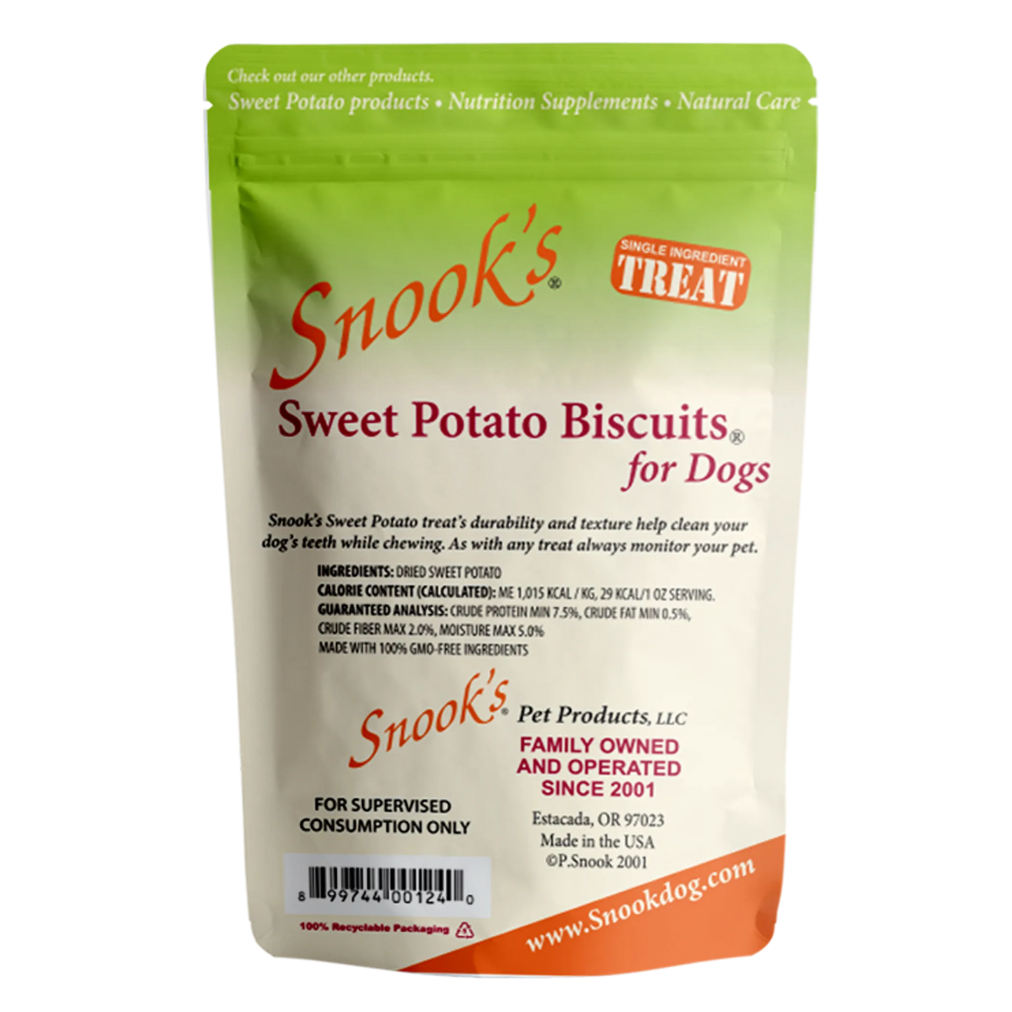 Sweet Potato Dog Biscuits - Small, biscuit-size pieces