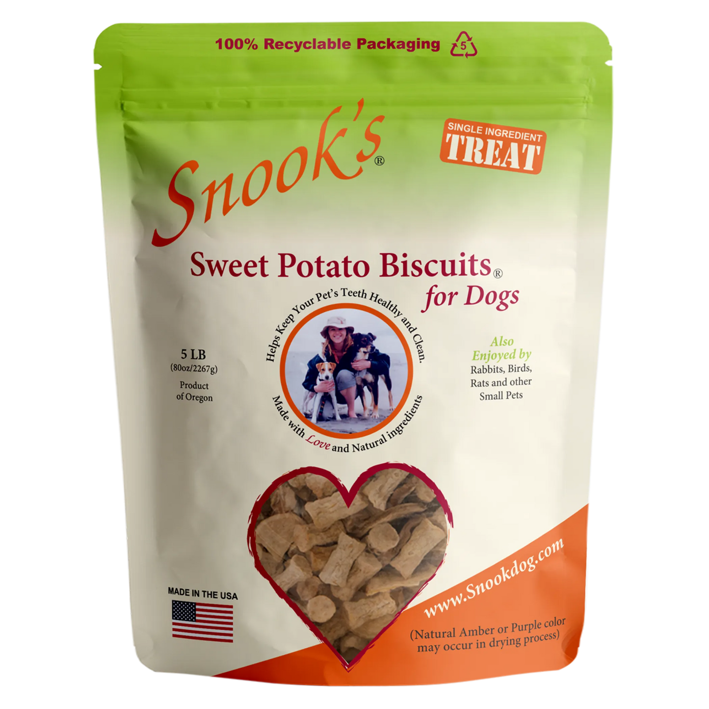 Sweet Potato Dog Biscuits - Small, biscuit-size pieces