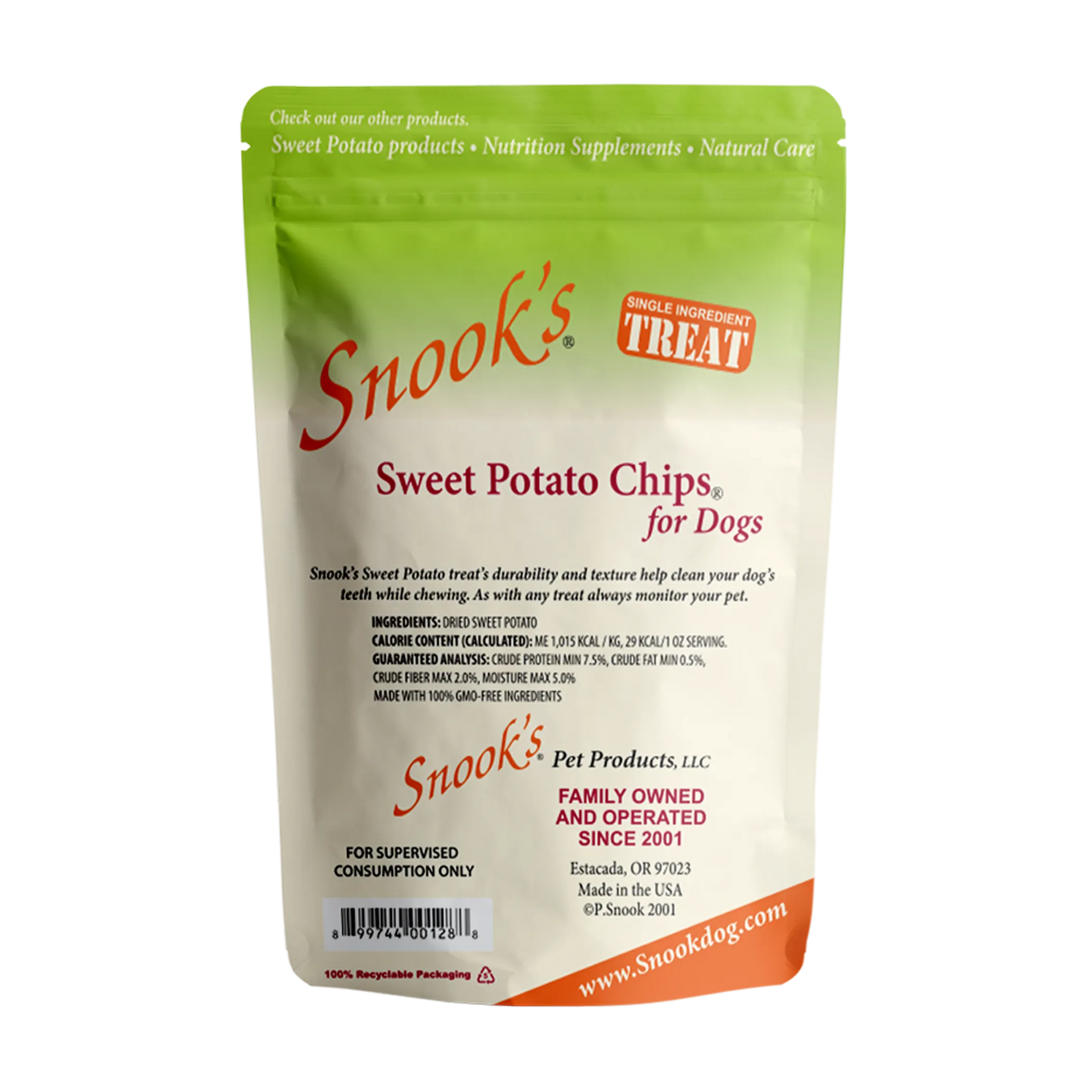 Sweet Potato Dog Chips - Soup bone shaped