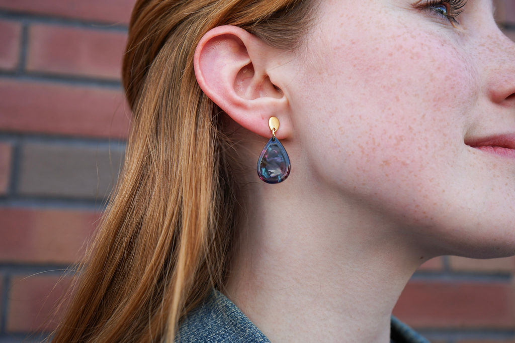 Leah Earrings - Jeweled Twilight
