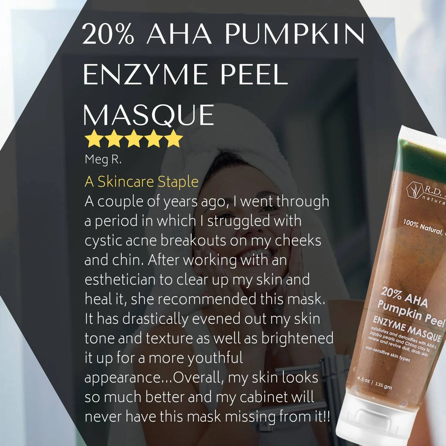 20% AHA Exfoliating Pumpkin Enzyme Peel Mask