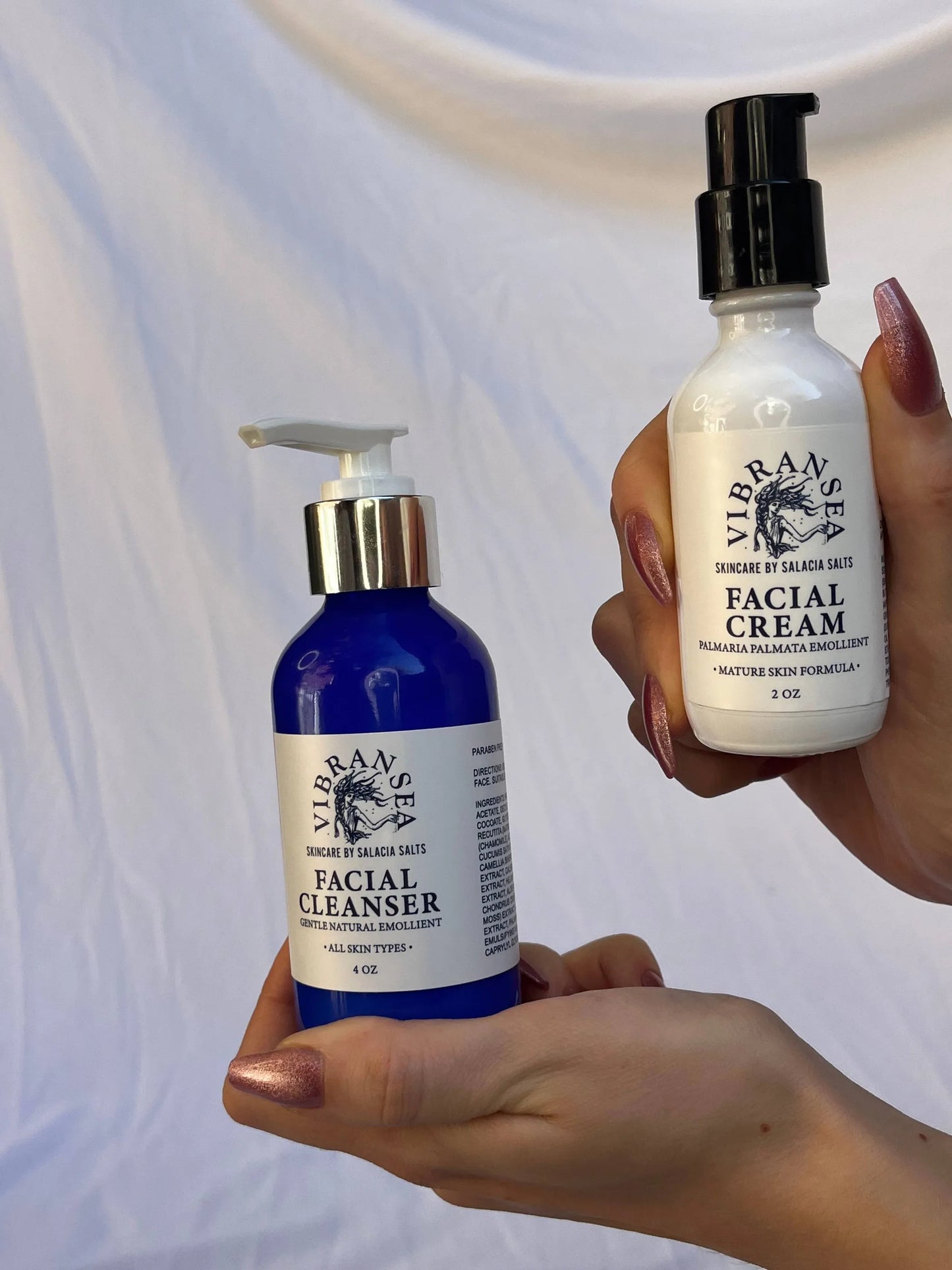 Vibransea Hyaluronic Acid Facial Cream, 2oz