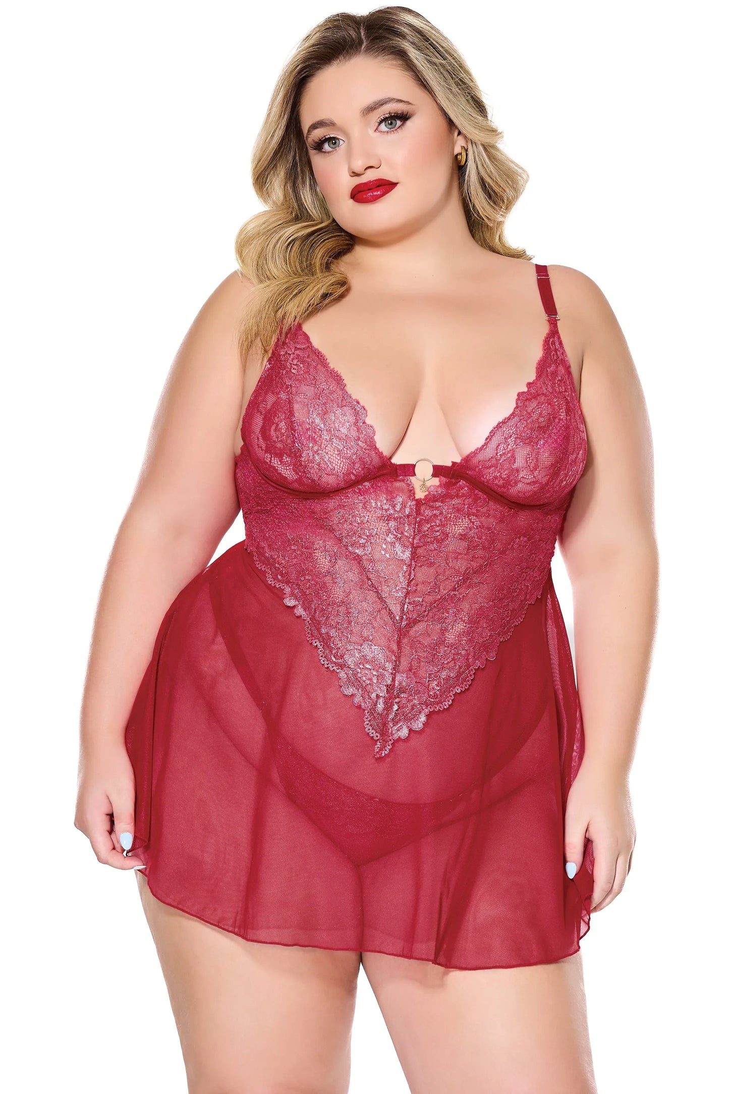 Fireside Babydoll & Thong