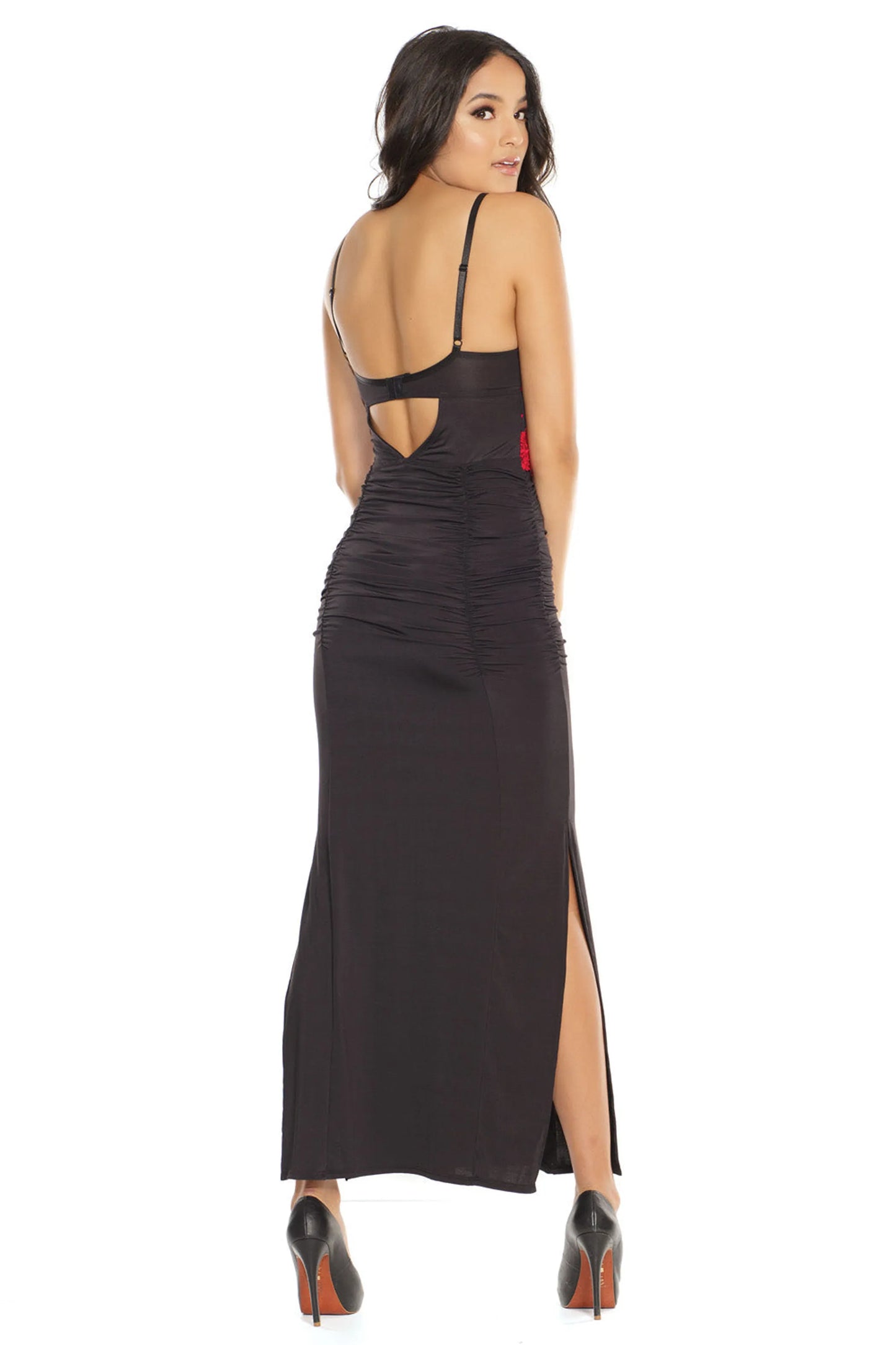 Embroidered Elegance Gown