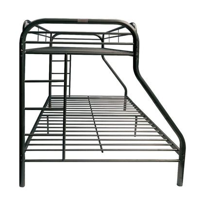 78" X 54" X 60" Twin Over Full Purple Metal Tube Bunk Bed