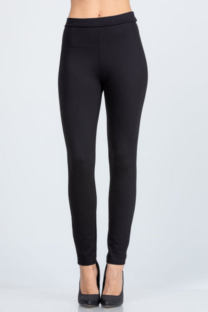 High waist super soft stretch ponte pants