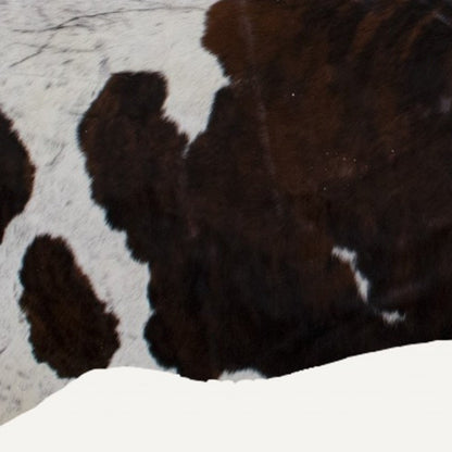 6' X 7' Brown Cowhide Cowhide Print Area Rug