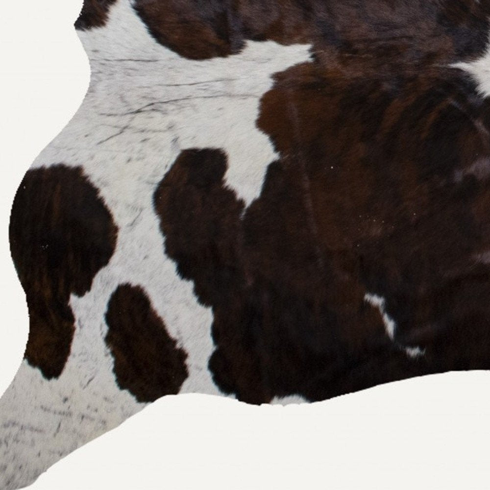6' X 7' Brown Cowhide Cowhide Print Area Rug
