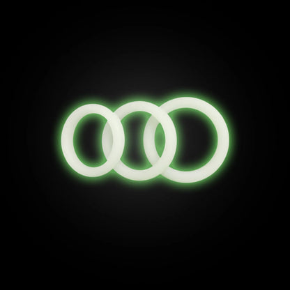 Go Glow Cock Rings-3 Sizes