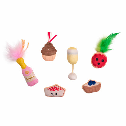 Catstages Purrsecco & Cupcakes Cat Toys 6 Pk
