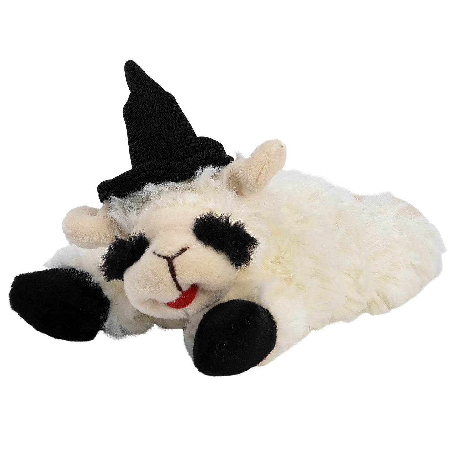Multipet Halloween Lamb Chop 6.5 w/Black Hat & Paws