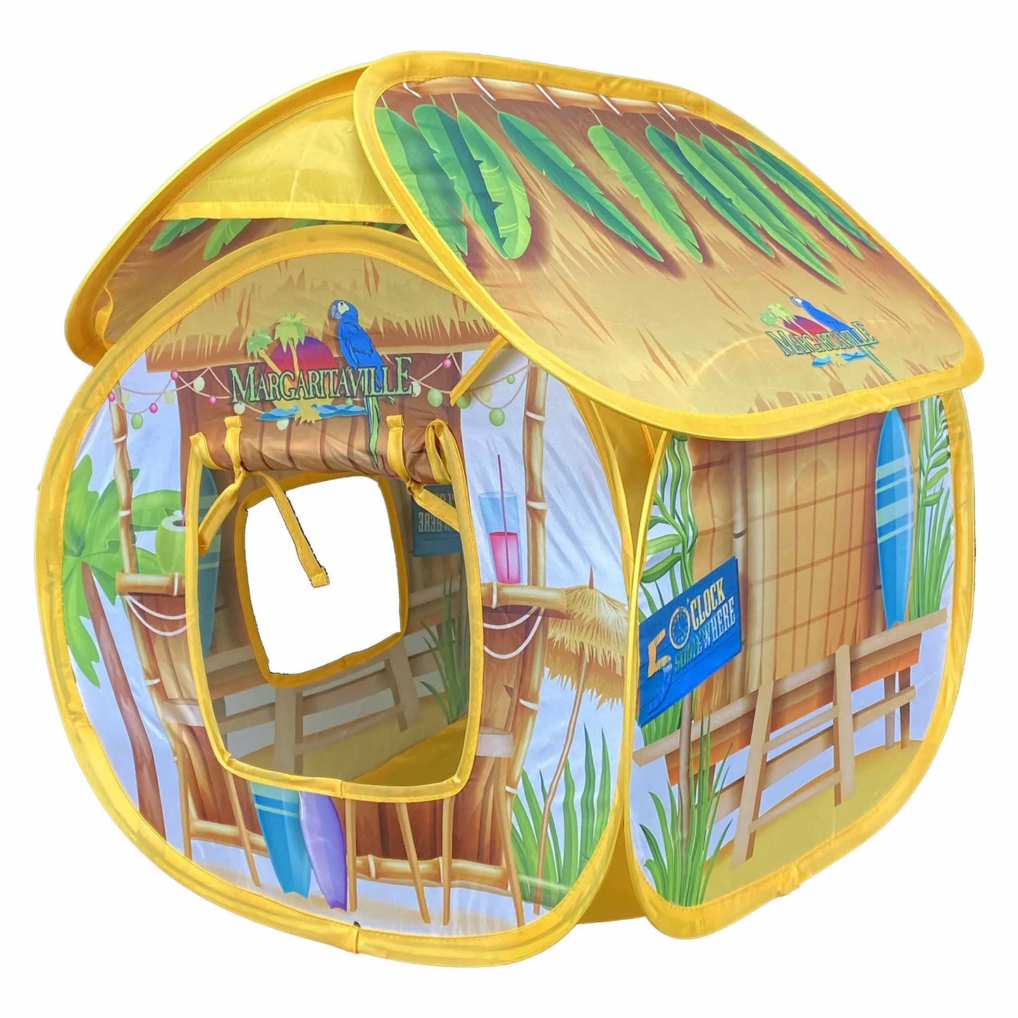 Multipet Margaritaville(R) Cat Tiki Hut Tent 16"