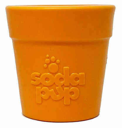 SodaPup Rubber  Flower Pot Durable Treat Dispenser Dog Toy