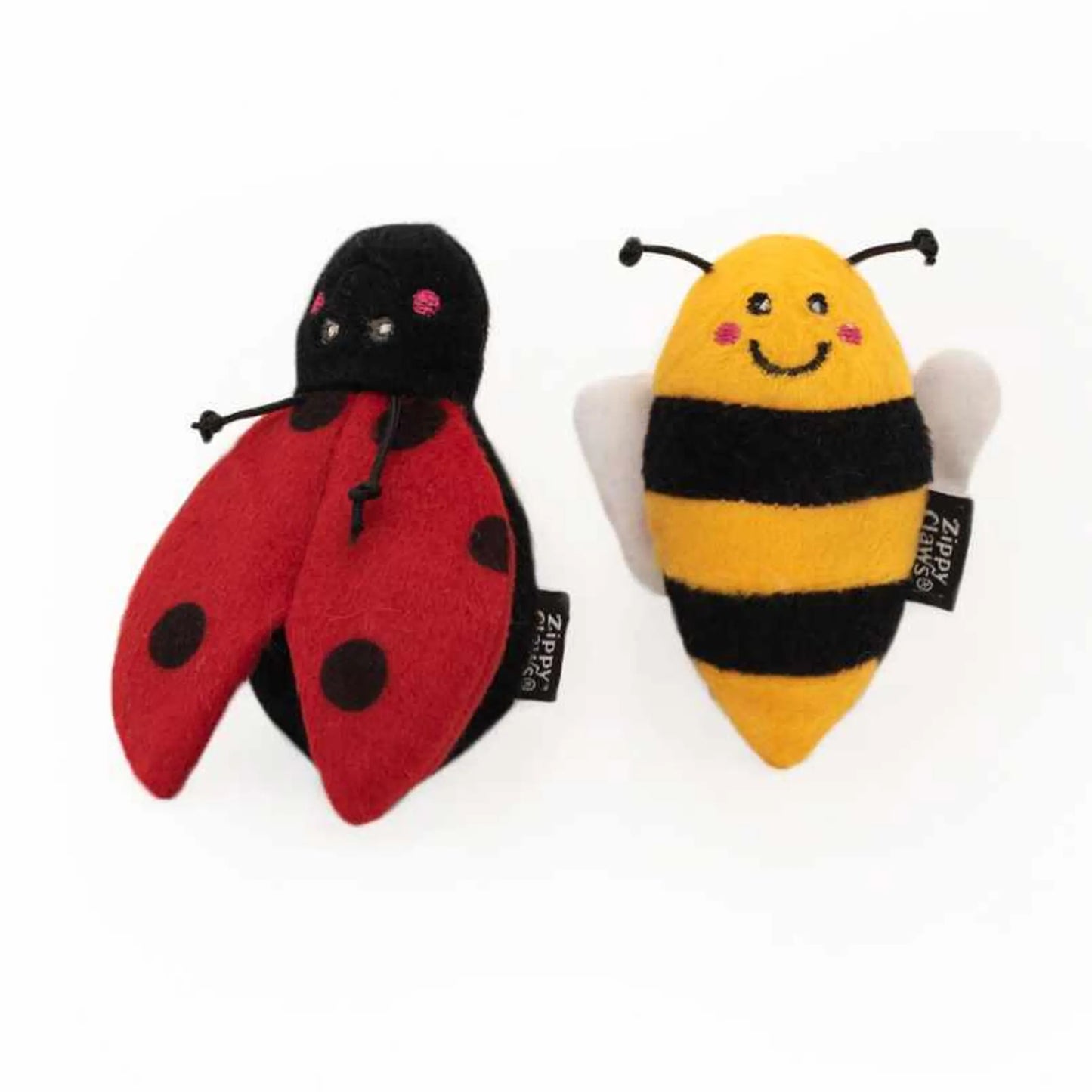 ZippyClaws 2-Pack - Ladybug and Bee