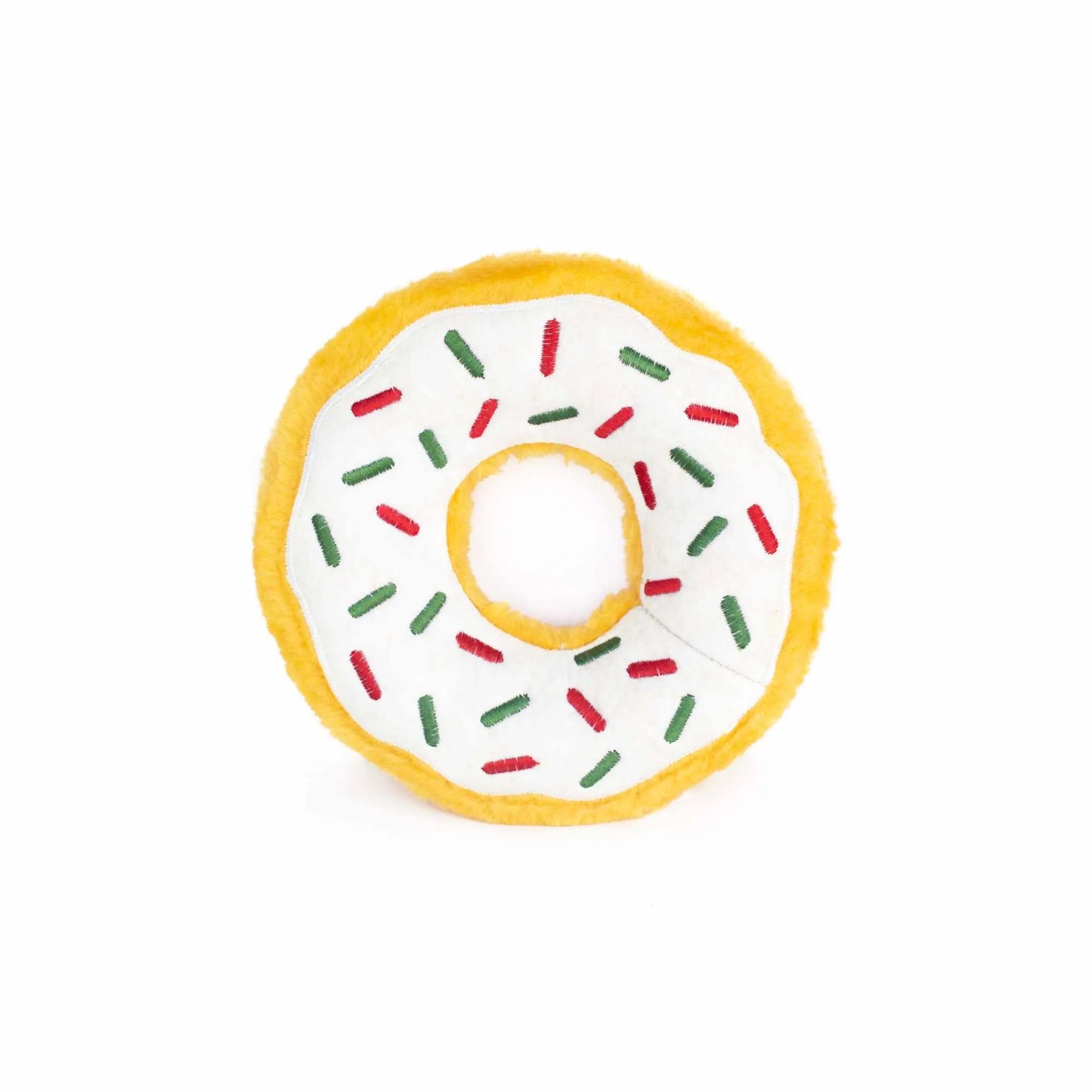 ZippyPaws Donutz Peppermint Plush Dog Toy