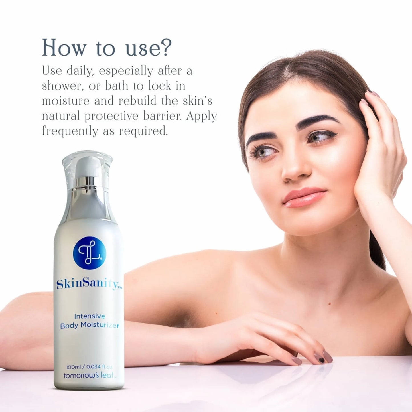 SkinSanity Intensive Body Lotion,  3.38 fl oz
