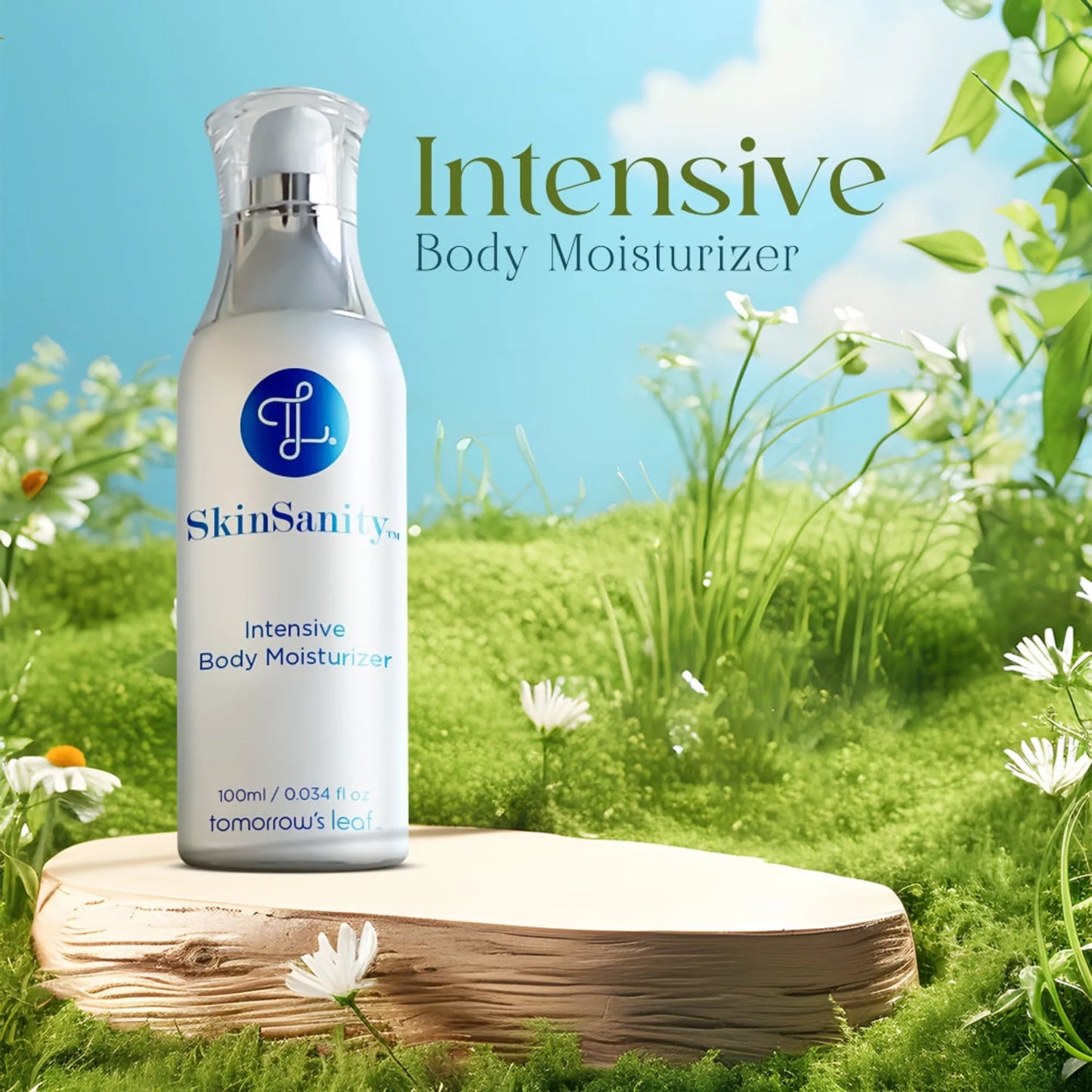 SkinSanity Intensive Body Lotion,  3.38 fl oz