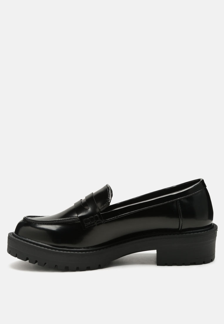 Jules Faux Leather Lug Loafers