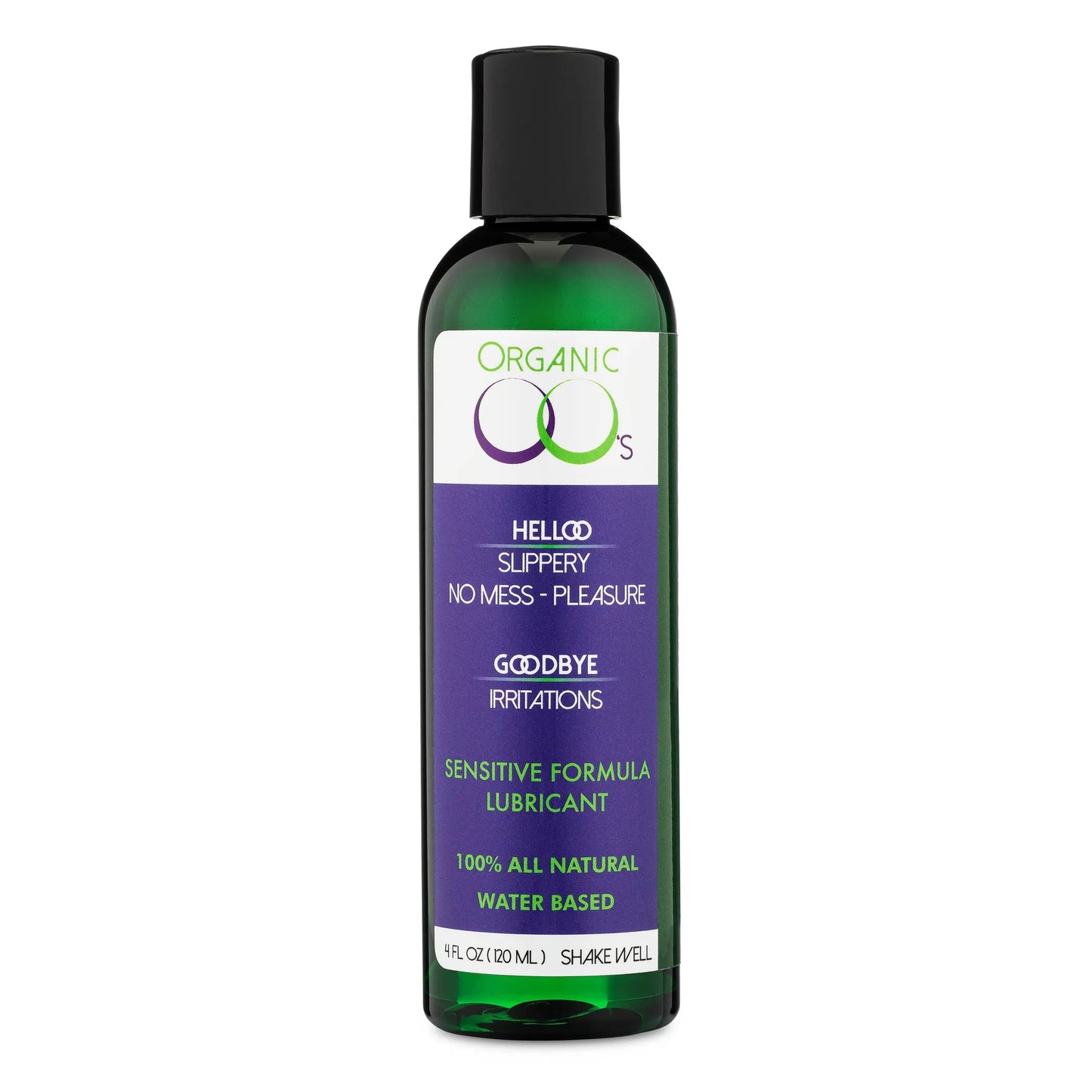 Organic OO's Water Based 100% All Natural Personal Lubricant