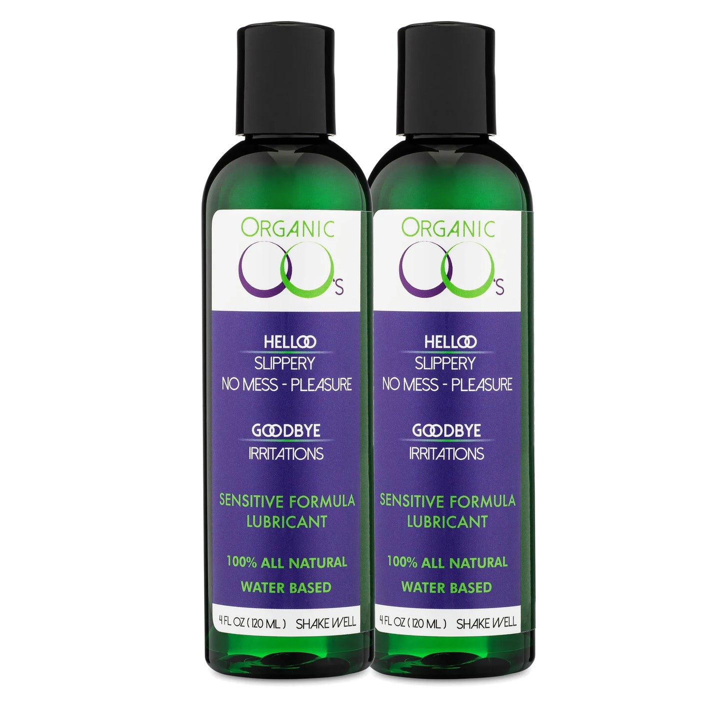 Organic OO's Water Based 100% All Natural Personal Lubricant