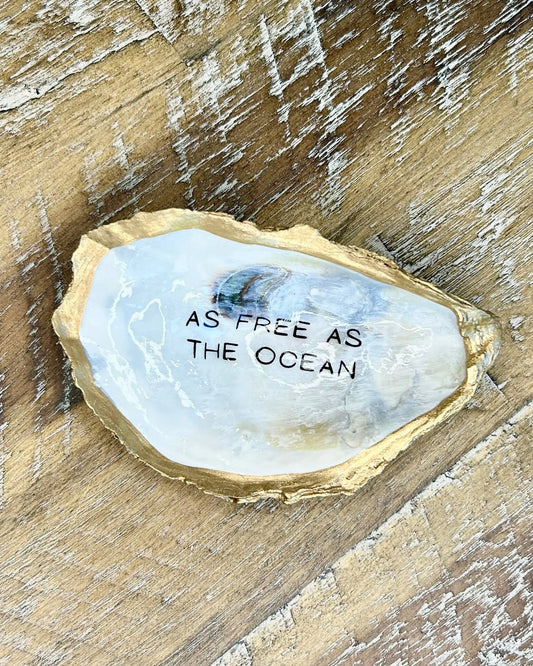 As free as the ocean - Oyster Trinket Dish