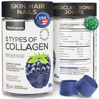 Collagen Peptide Gummies for Women and Men