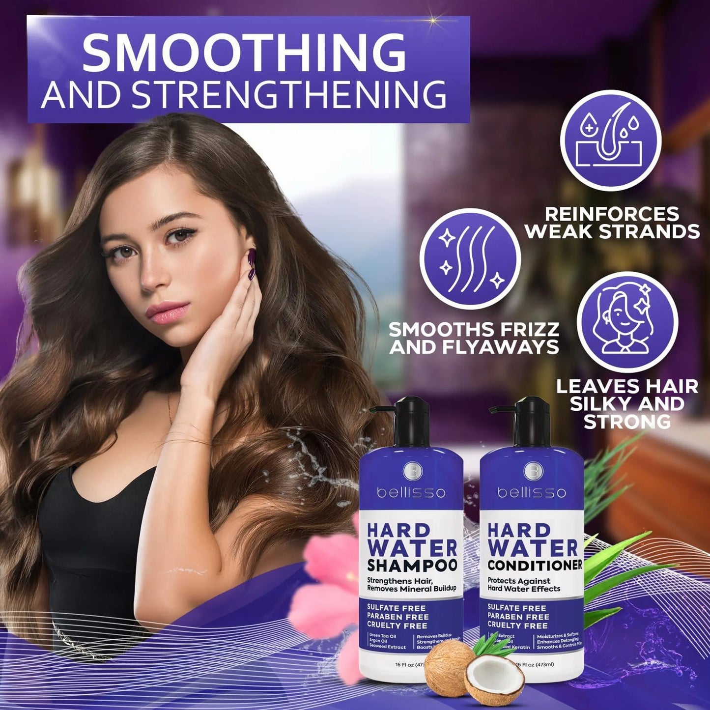 Hard Water Shampoo and Conditioner